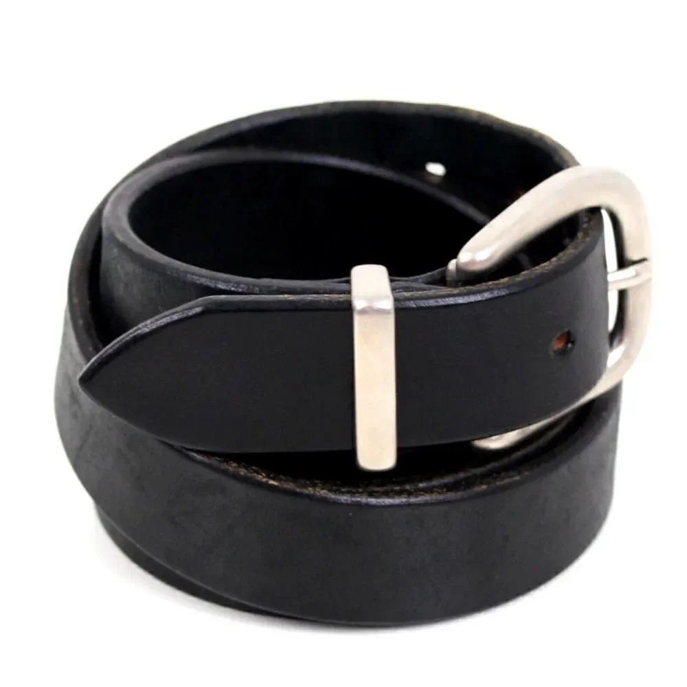 MOD DEPOSE SADDLE BLACK GENUINE LEATHER 1 1/8